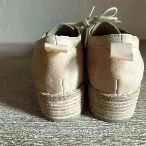 Eileen fisher Nan Leather Oxford lace up .8 Office neutral minimalist laganlook - Picture 3 of 8